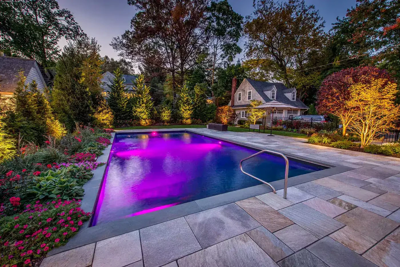 Luxury Estate Front Yard