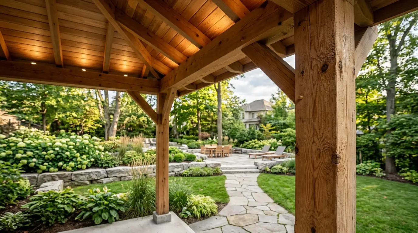 Luxury Custom Gazebo Interior in Ontario