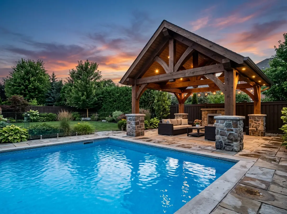 Poolside Pavilion in Vaughan