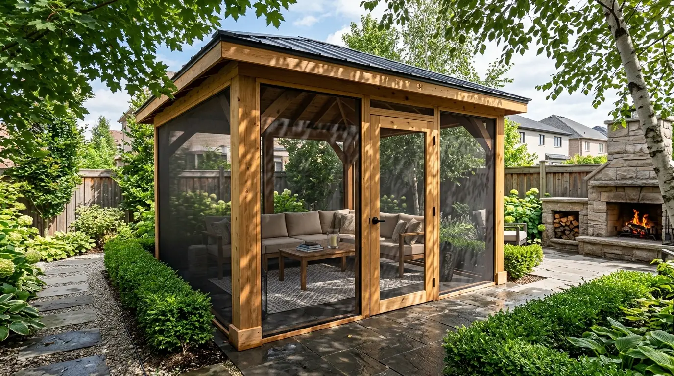 Screened Gazebo