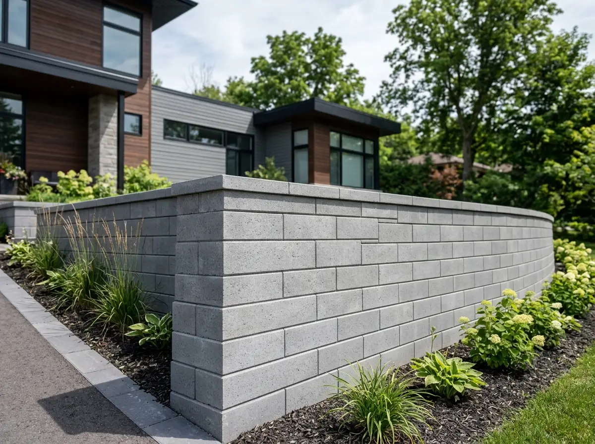 Dimensional Block Wall Style
